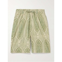 KARDO Straight-Leg Printed Cotton Drawstring Shorts 1647597332709229