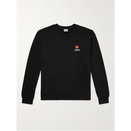KENZO Logo-Appliqued Embroidered Cotton-Jersey Sweatshirt 1647597313253417