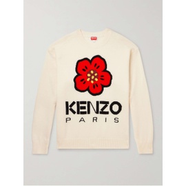 KENZO Logo-Jacquard Wool Sweater 1647597313253430