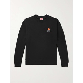 KENZO Logo-Embroidered Cotton-Jersey Sweatshirt 1647597327487759