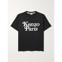 KENZO + VERDY Logo-Flocked Cotton-Jersey T-Shirt 1647597327487747