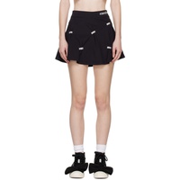 김해김 KIMH?KIM SSENSE Exclusive Black Yoga Sport Miniskirt 222609F541001