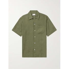 KINGSMAN Camp-Collar Linen Shirt 1647597314941746