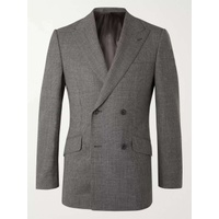 KINGSMAN Archie Reid Slim-Fit Double-Breasted Prince of Wales Checked Wool Suit Jacket 11813139151266575