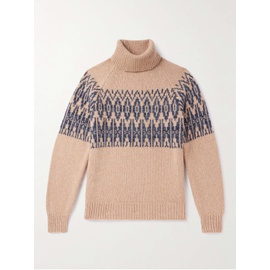KINGSMAN Fair Isle Jacquard-Knit Wool Rollneck Sweater 1647597330163012