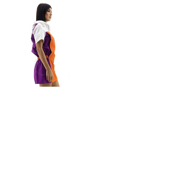  Kenzo Ladies Colorblock Sport Hooded Nylon Dress FB62RO0529CO-16