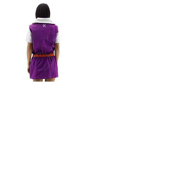  Kenzo Ladies Colorblock Sport Hooded Nylon Dress FB62RO0529CO-16