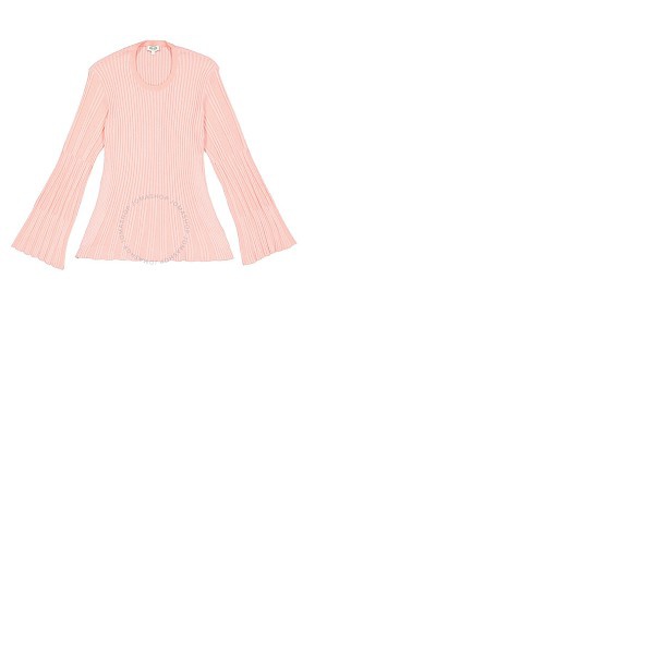  Kenzo Flamingo Pink Metallic Ribbed-Knit Jumper FA52PU512810-32