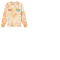 Kenzo Mens Tie Dye Logo Print Cotton Sweatshirt FC55SW0344ML-35C