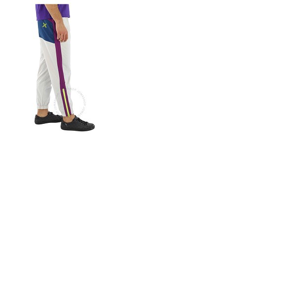  Kenzo Mens Pearl Grey Sport Jogging Nylon Pants FB65PA5109CO-94
