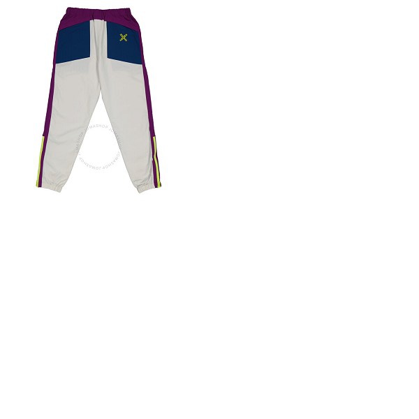  Kenzo Mens Pearl Grey Sport Jogging Nylon Pants FB65PA5109CO-94