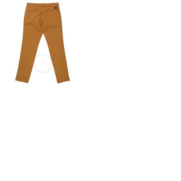  Kenzo Mens Tabac Slim-fit Logo-patch Trousers FC55PA1051TA-87