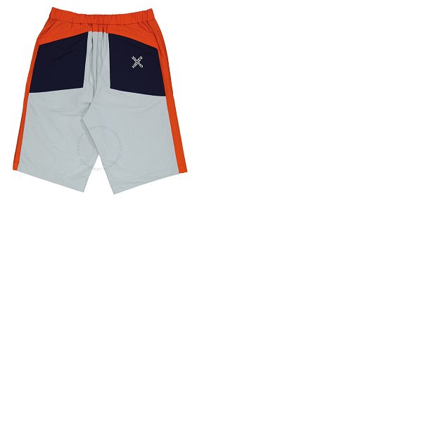  Kenzo Mens Pale Grey Sport Nylon Shorts FB55SH5109CO-93