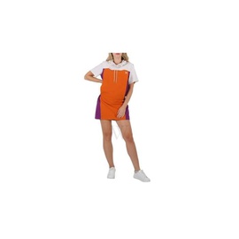 Kenzo Ladies Colorblock Sport Hooded Nylon Dress FB62RO0529CO-16
