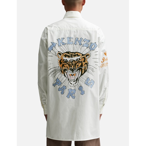  Kenzo Drawn Varsity Long Sleeve Shirt 916247