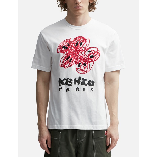  Kenzo Drawn Varsity Classic T-shirt 916243
