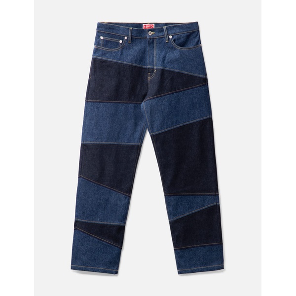  Kenzo Dazzle Stripe Loose Jeans 914844