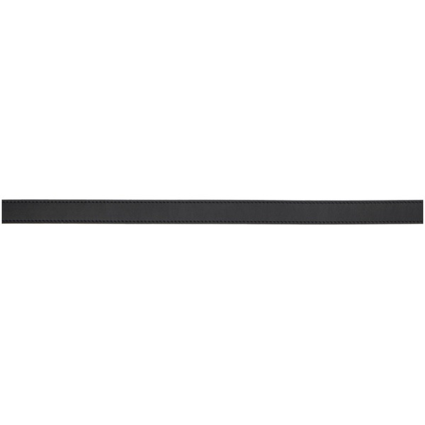 Black Kenzo Paris Thin Boke Flower Reversible Belt 232387M131003