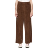 Brown Kenzo Paris Wide-Leg Trousers 232387F087000
