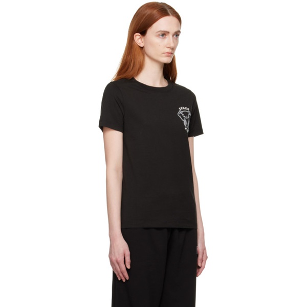  Black Kenzo Paris Varsity Jungle T-Shirt 232387F110007