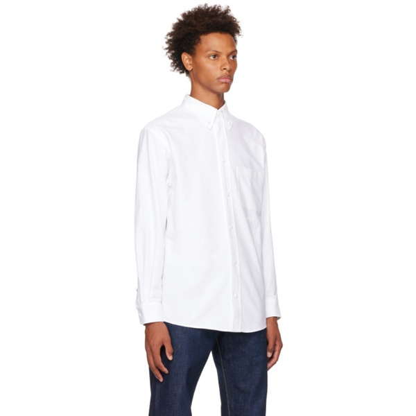  White Kenzo Paris Casual Shirt 222387M192018