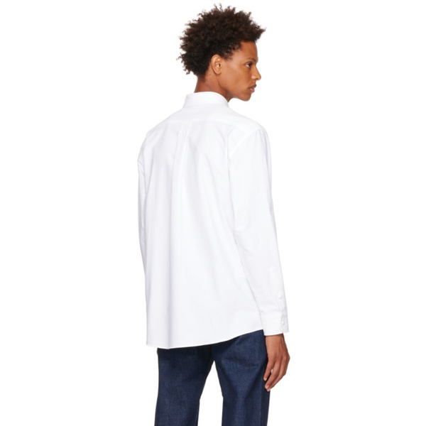  White Kenzo Paris Casual Shirt 222387M192018