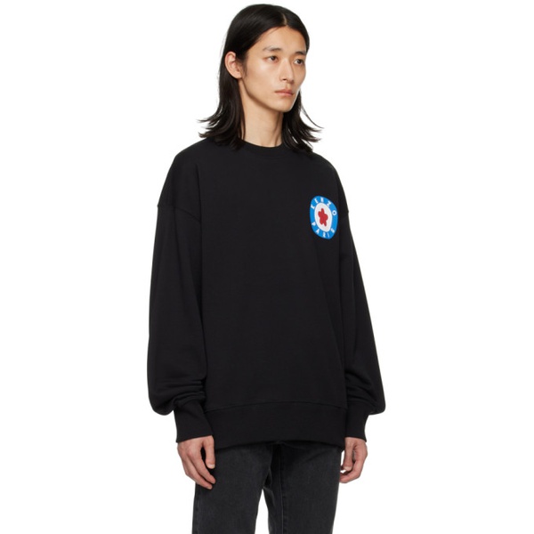  Black Kenzo Paris Target Sweatshirt 232387M204001