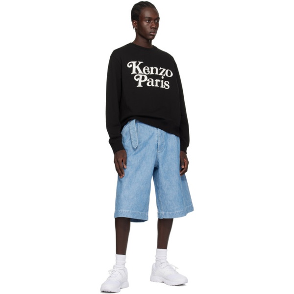  Black Kenzo Paris VERDY 에디트 Edition Sweatshirt 241387M204001