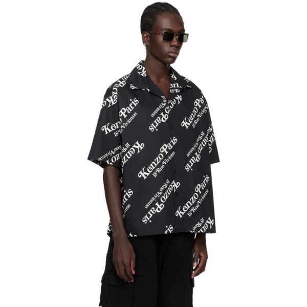  Black Kenzo Paris VERDY 에디트 Edition Shirt 241387M192000