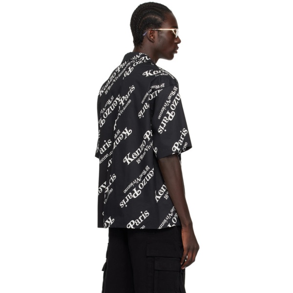  Black Kenzo Paris VERDY 에디트 Edition Shirt 241387M192000