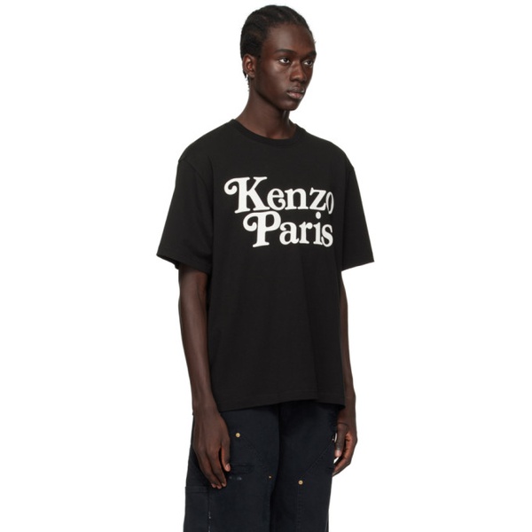  Black Kenzo Paris VERDY 에디트 Edition T-Shirt 241387M213022