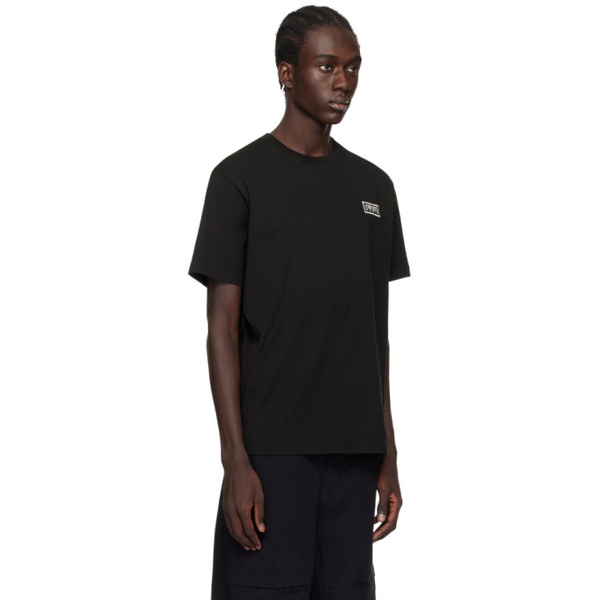  Black Kenzo Paris Bicolor T-Shirt 241387M213031