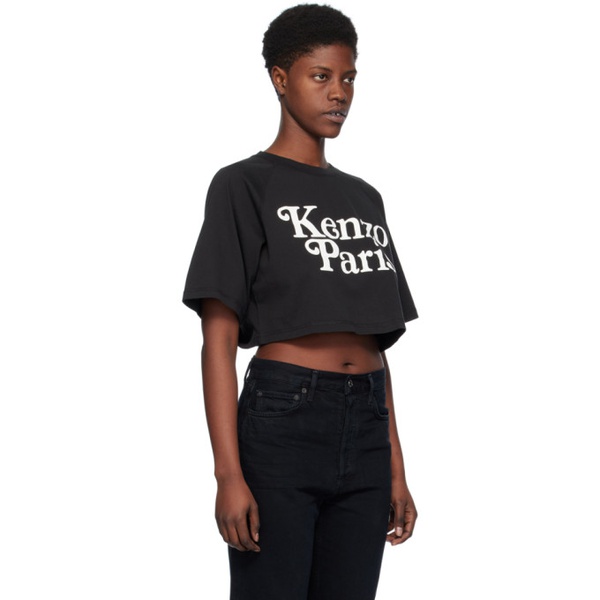  Black Kenzo Paris Verdy 에디트 Edition T-Shirt 241387F110008