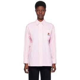 Pink Kenzo Paris Boke Flower Crest Shirt 241387F109004