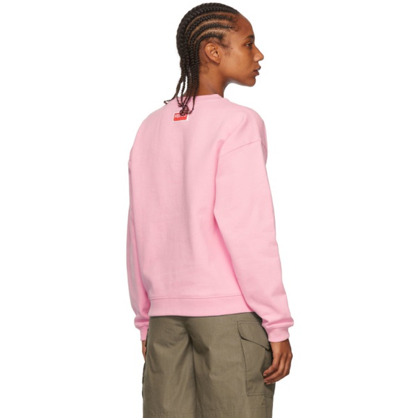  Pink Kenzo Paris Boke Flower Sweatshirt 222387F098006