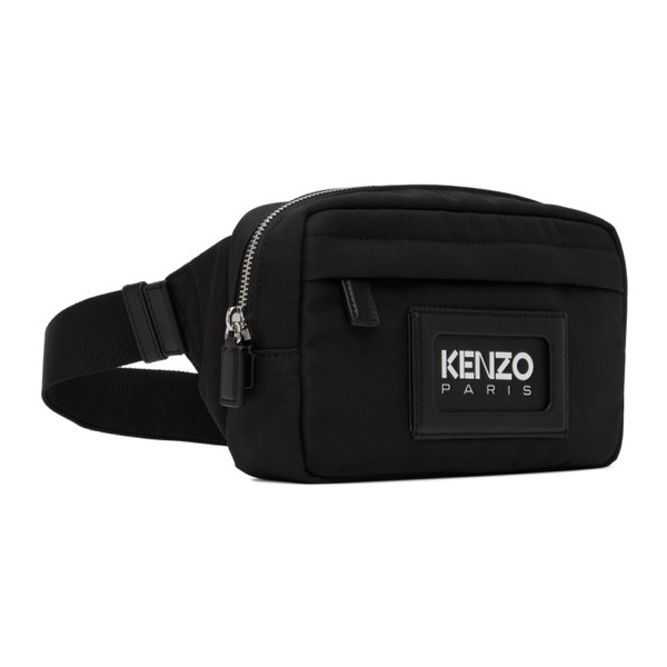  Black Kenzo Paris Belt Bag 241387M170002