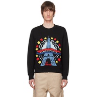 Black Kenzo Paris Varsity Sweatshirt 241387M204007