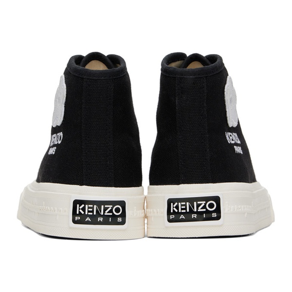  Black Kenzo Paris Foxy High Top Sneakers 241387F127000