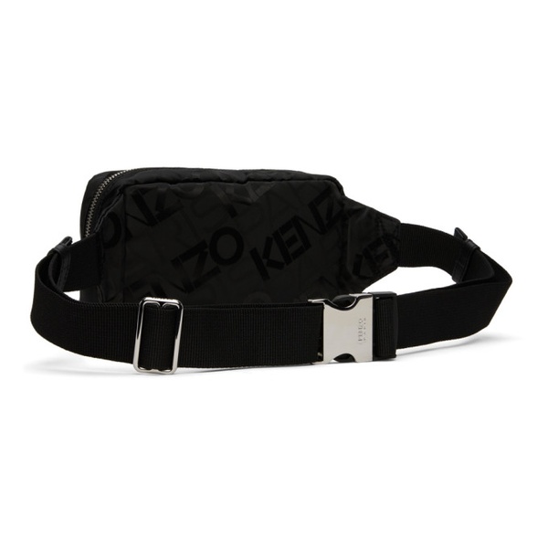  Black Kenzo Paris Belt Bag 241387M170006