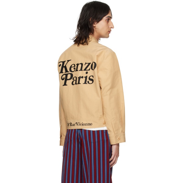  Beige Kenzo Paris Verdy 에디트 Edition Jacket 241387M180000