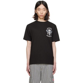 Black Kenzo Paris Elephant T-Shirt 241387M213034