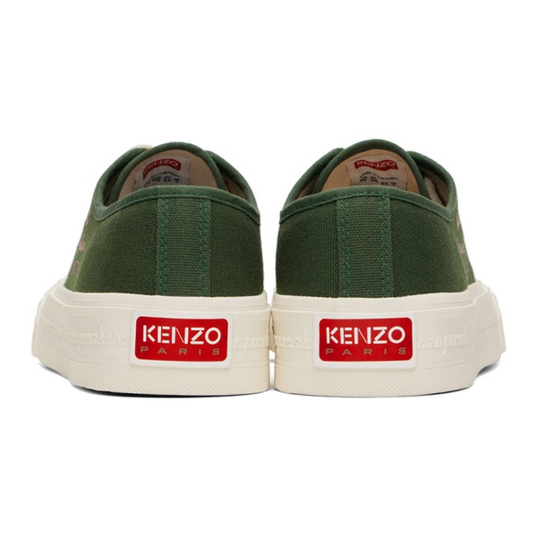  Green Kenzo Paris Foxy Low-Top Sneakers 241387M237012