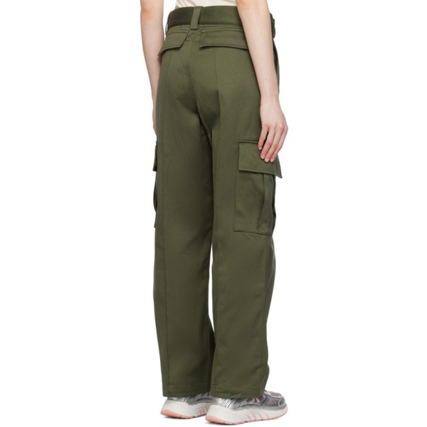  Kenzo Green Belt Trousers 241387F087000