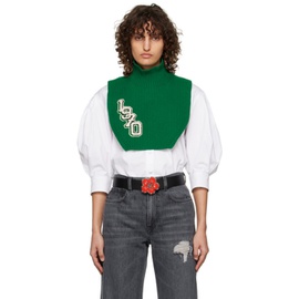 Kenzo Green College Patch Stole 222387F028000