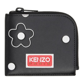 Kenzo Black Polka Dot Wallet 232118F040000
