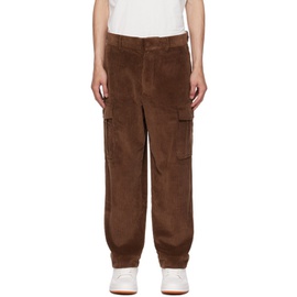 Brown Kenzo Paris Straight-Leg Cargo Pants 232387M188001