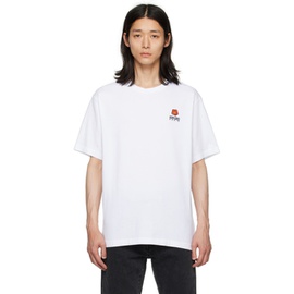 White Kenzo Paris Boke Flower T-Shirt 232387M213005