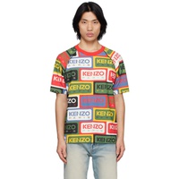 Multicolor Kenzo Paris Labels T-Shirt 231387M213009