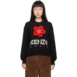 Black Kenzo Paris Boke Flower Sweater 232387F096003