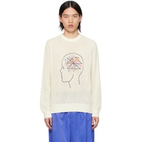 KidSuper White Thoughts In My Head Sweater 241842M204000